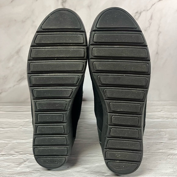 Aquatalia Black Suede Tall Weatherproof Winter Boots Fur lined - Picture 11 of 15